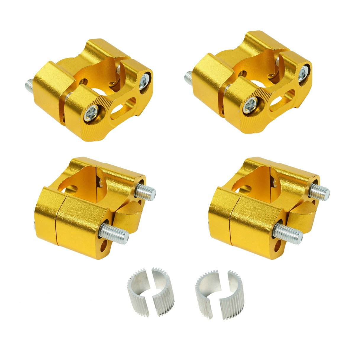 2894- ABRAZADERA DE TIMON CNC 001 AMARILLO XURI