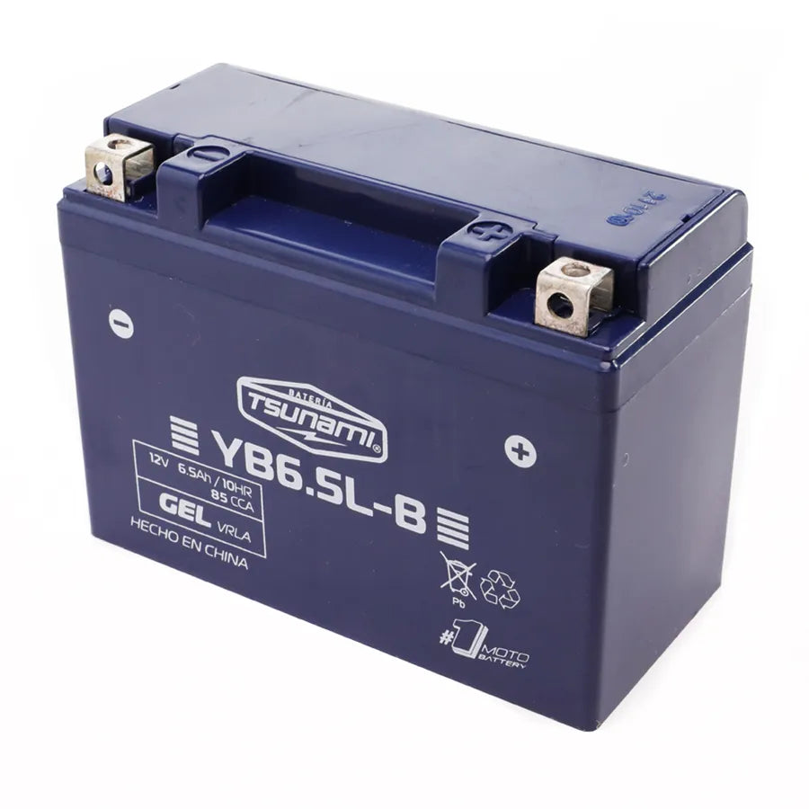 1071-BATERIA 12V-6.5Ah (- +) (L138-A66-H102) YB6.5L-B (GEL) TSUNAMI