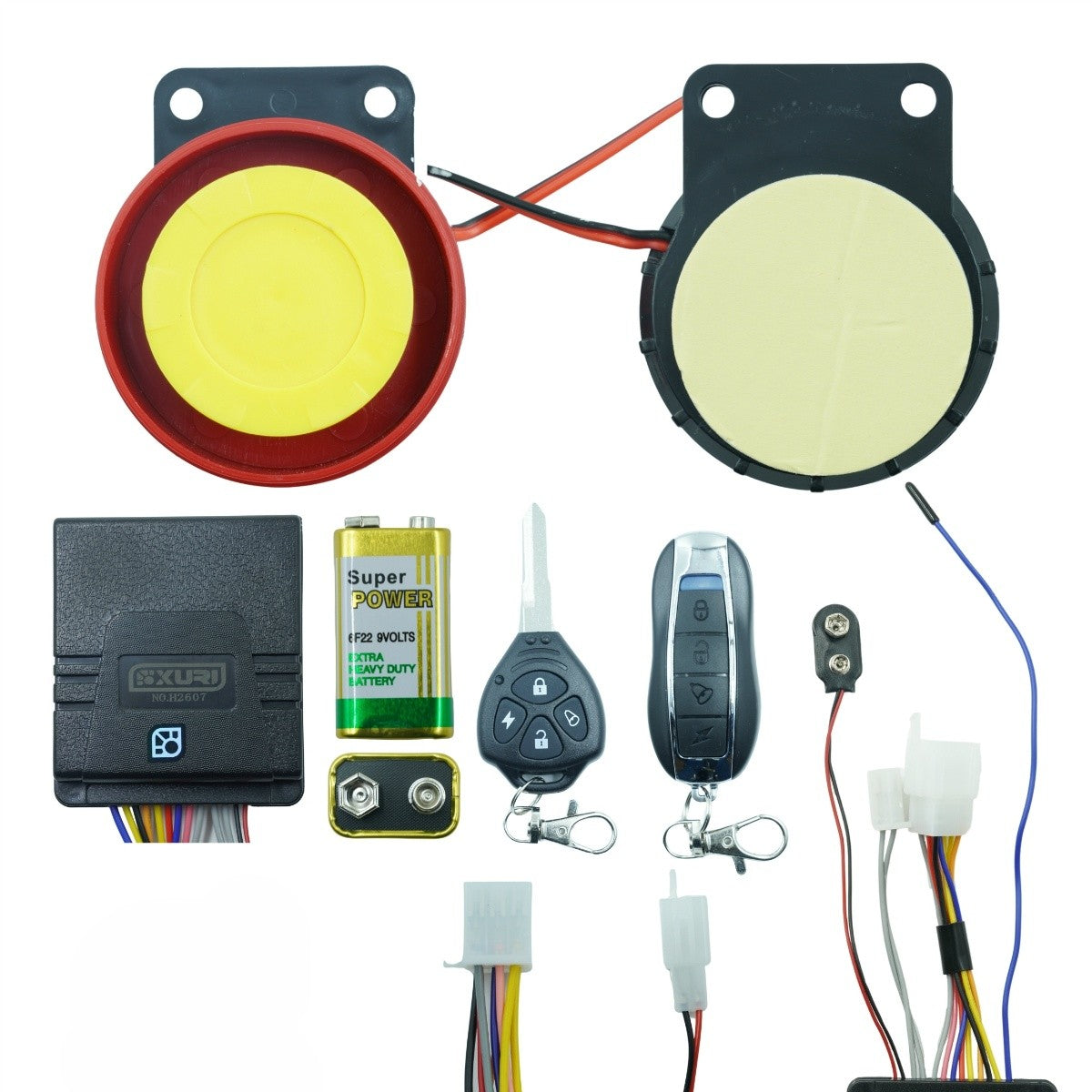 ALARMA DE ENCENDIDO CON CONTROL XURI