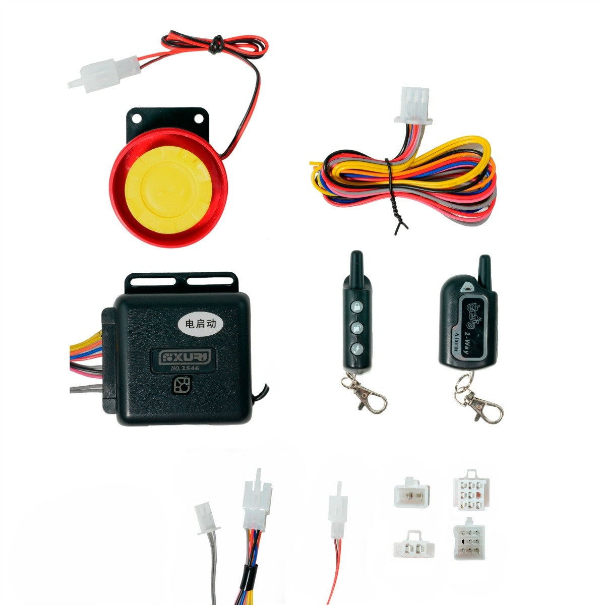 ALARMA DE ENCENDIDO CON CONTROL,SENSOR Y VIBRACION XURI