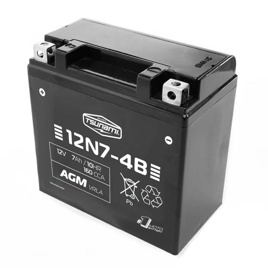 1082-BATERIA 12V-7AH (+ -) (L135-A76-H123) 12N7-4B (AGM) TSUNAMI